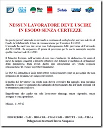 NO ESODI SENZA CERTEZZE