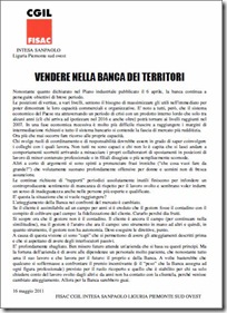 vendere nella banca dei territori