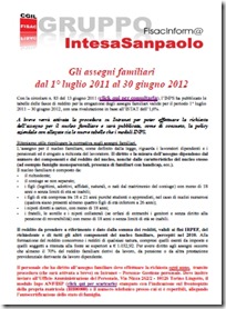 assegni familiari 2011 2012