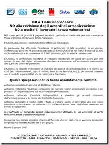 no a 10.000 eccedenze