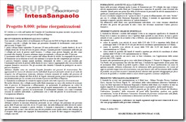 prime riorganizzazioni