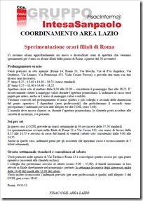 SPERIMENTAZIONE LAZIO