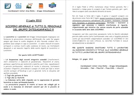 AREA EMILIA SCIOPERO GENERALE
