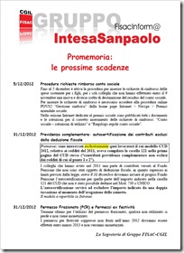 PROMEMORIA SCADENZE DICEMBRE 2012