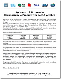 approvato protocollo di gruppo