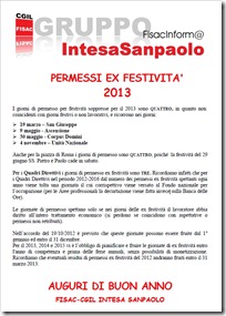 ex festività 2013