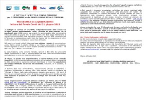 procedura liquidazione fondo comit