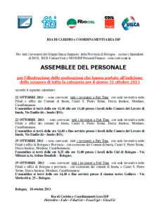 ASSEMBLEE del PERSONALE CARISBO