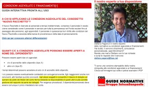 guida finanziamenti e condizioni agevolate