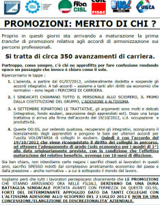 Banca CRFirenze: promozioni, merito di chi?