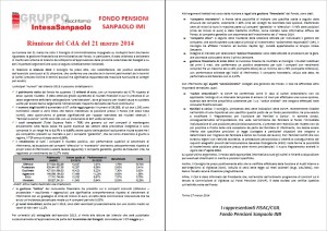 cda fondo pensioni marzo 14