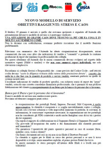 CARISBO-STRESS E CAOS