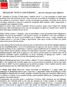 Banca CRFirenze: Filiale di "Nuova Concezione" ...un caos che non si calma